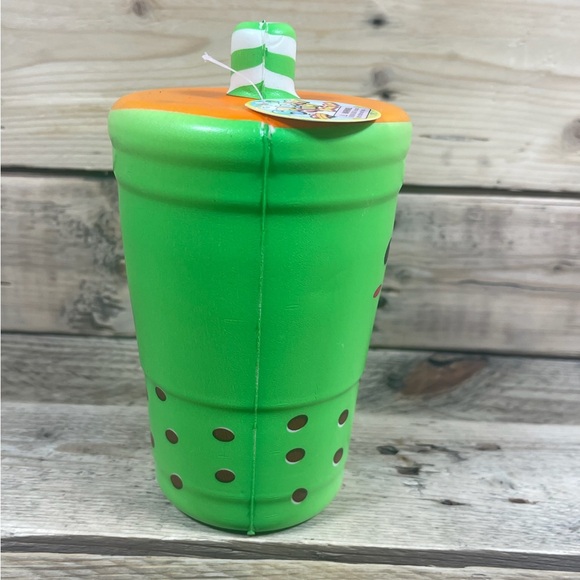 2x Ja-Ru Squeesh Yum Boba Tea Green Stress Toy Bubble Drink Fidget Squishy Foam - Picture 5 of 7